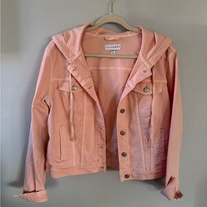 Women's Peachy Pink Denim Jacket